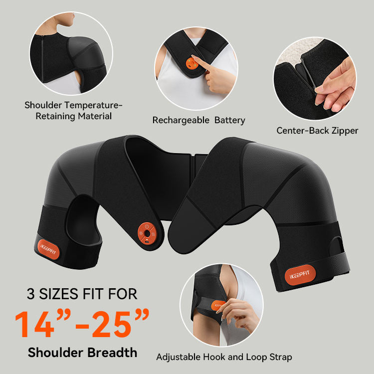 ShoulderEase Flex Pro- Heat and Vibration Shoulder Hassle-Free Massager