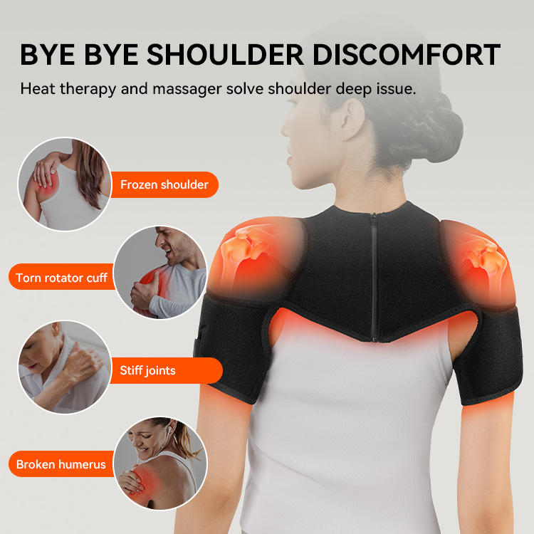 ShoulderEase Flex Pro- Heat and Vibration Shoulder Hassle-Free Massager